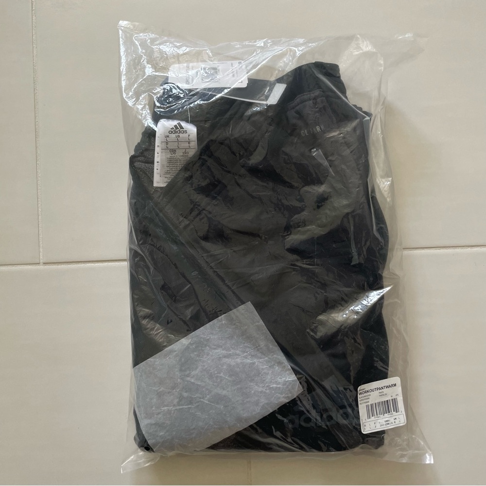 NWT Adidas Workout pant warm M's L